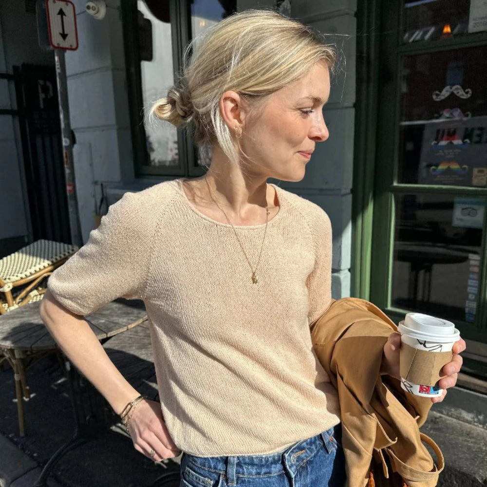 Kumulus Tee O-Neck PetiteKnit  - Strickset Lammwolle