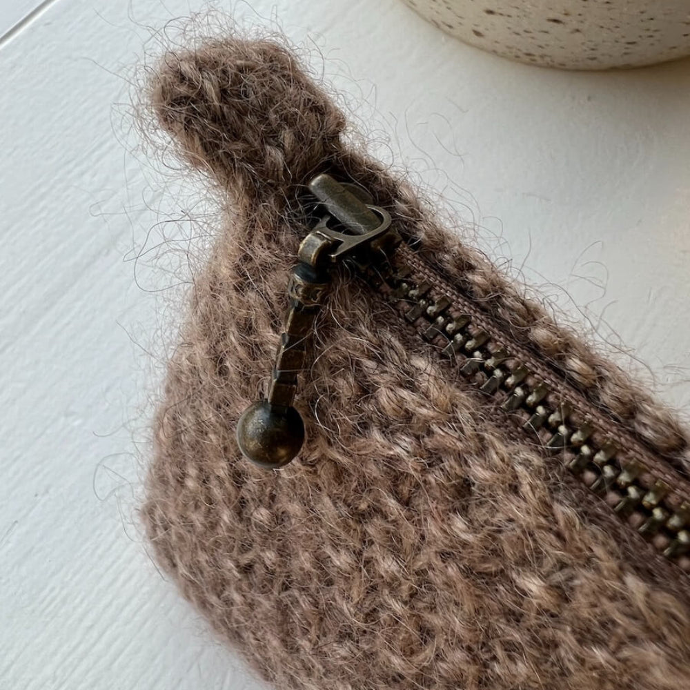 Marie Purse Petiteknit - Strickset einfarbig