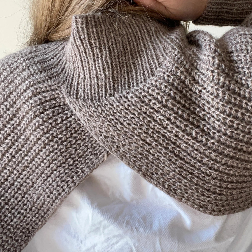 Narae Cropped Sweater AEGYOKNIT – Garnset (ohne Anleitung) Kaschmir
