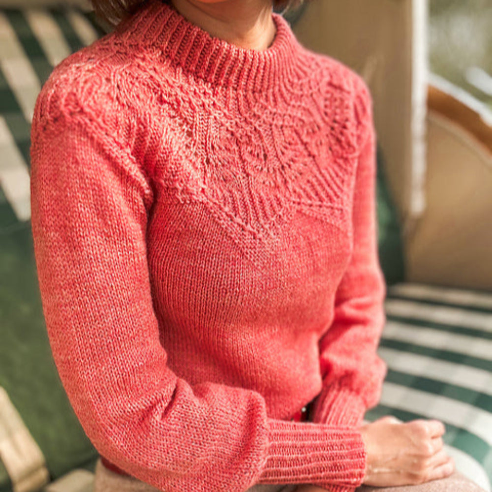 Sternblüte Sweater Atelier Ajour - Strickpaket