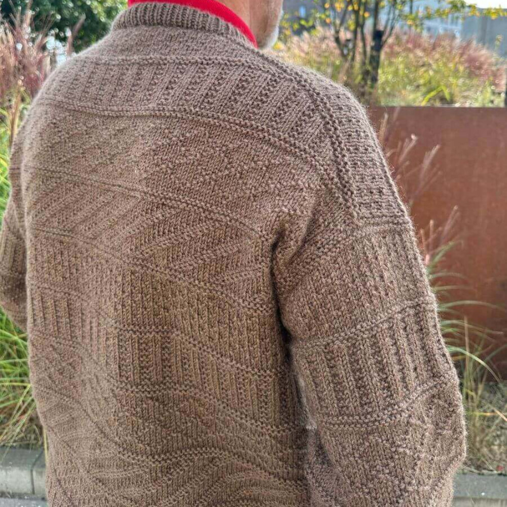 Storm Sweater Man PetiteKnit - Strickset