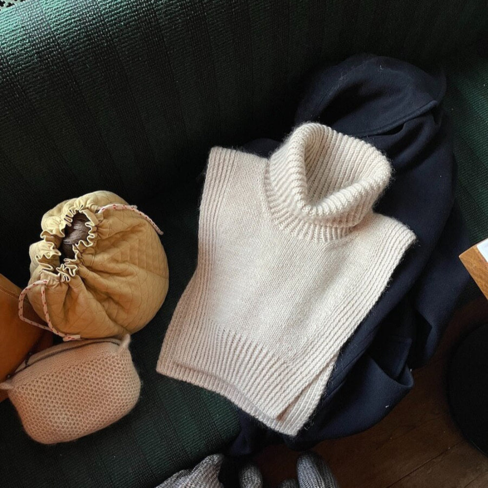 Terrazzo Neck PetiteKnit - Strickpaket - Mohair