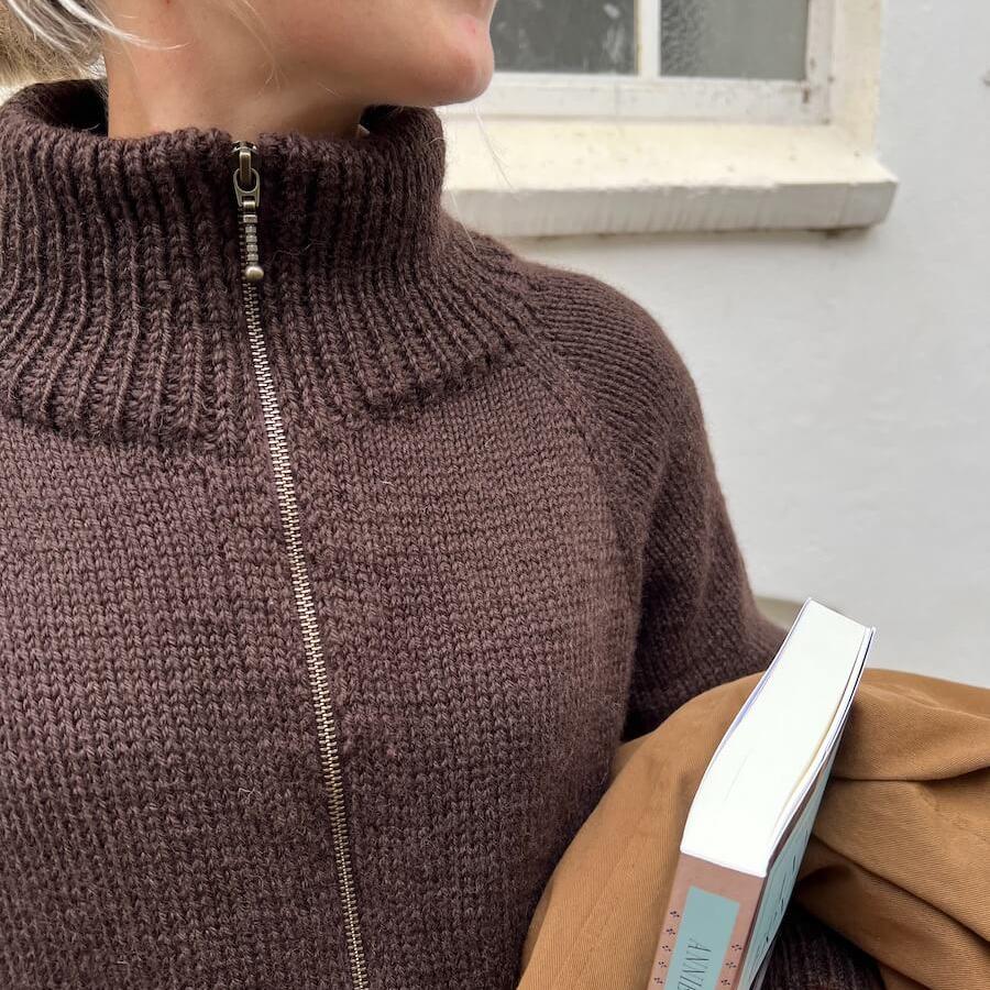 Zipper Sweater Light - Strickpaket - PetiteKnit