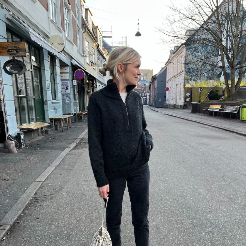 Zipper Sweater Light - Strickpaket - PetiteKnit