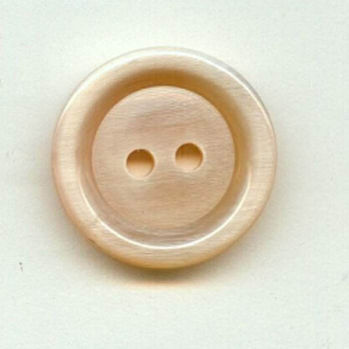 Perlhorn Büffelhornknopf 57 : Cream – 17 mm