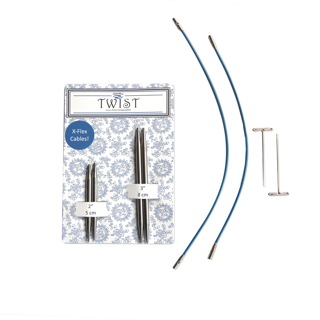 TWIST Short Combo - Rundstricknadelset (5 & 8 cm)