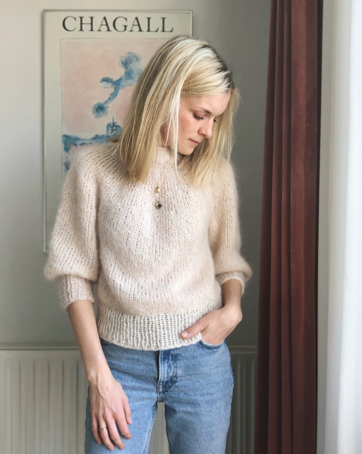 Saturday Night Sweater PetiteKnit - Strickpaket Kaschmirseide