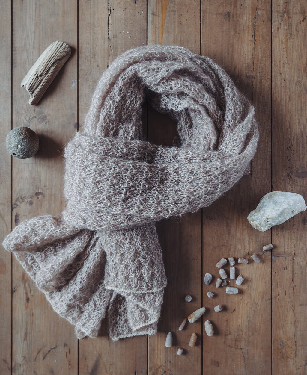 Ballerina Schal - Strickpaket