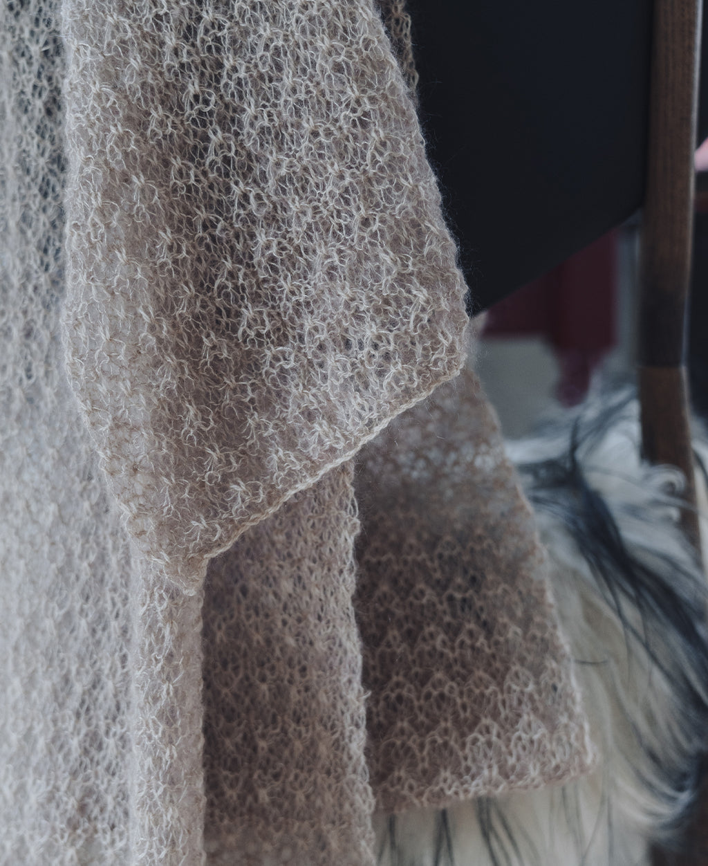 Ballerina Schal - Strickpaket