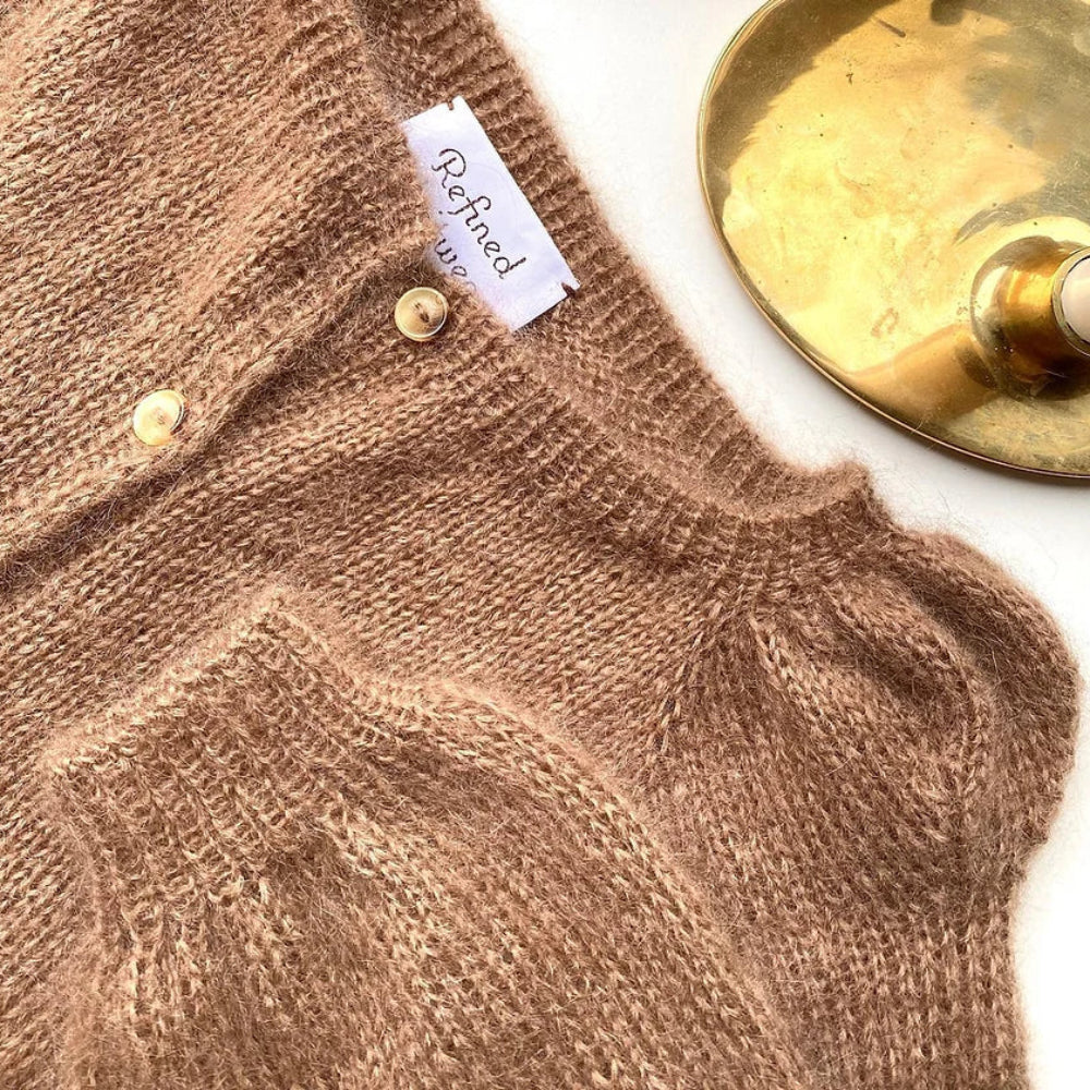 Casia Cardigan Refined Knitwear - strikkekit silkmohair