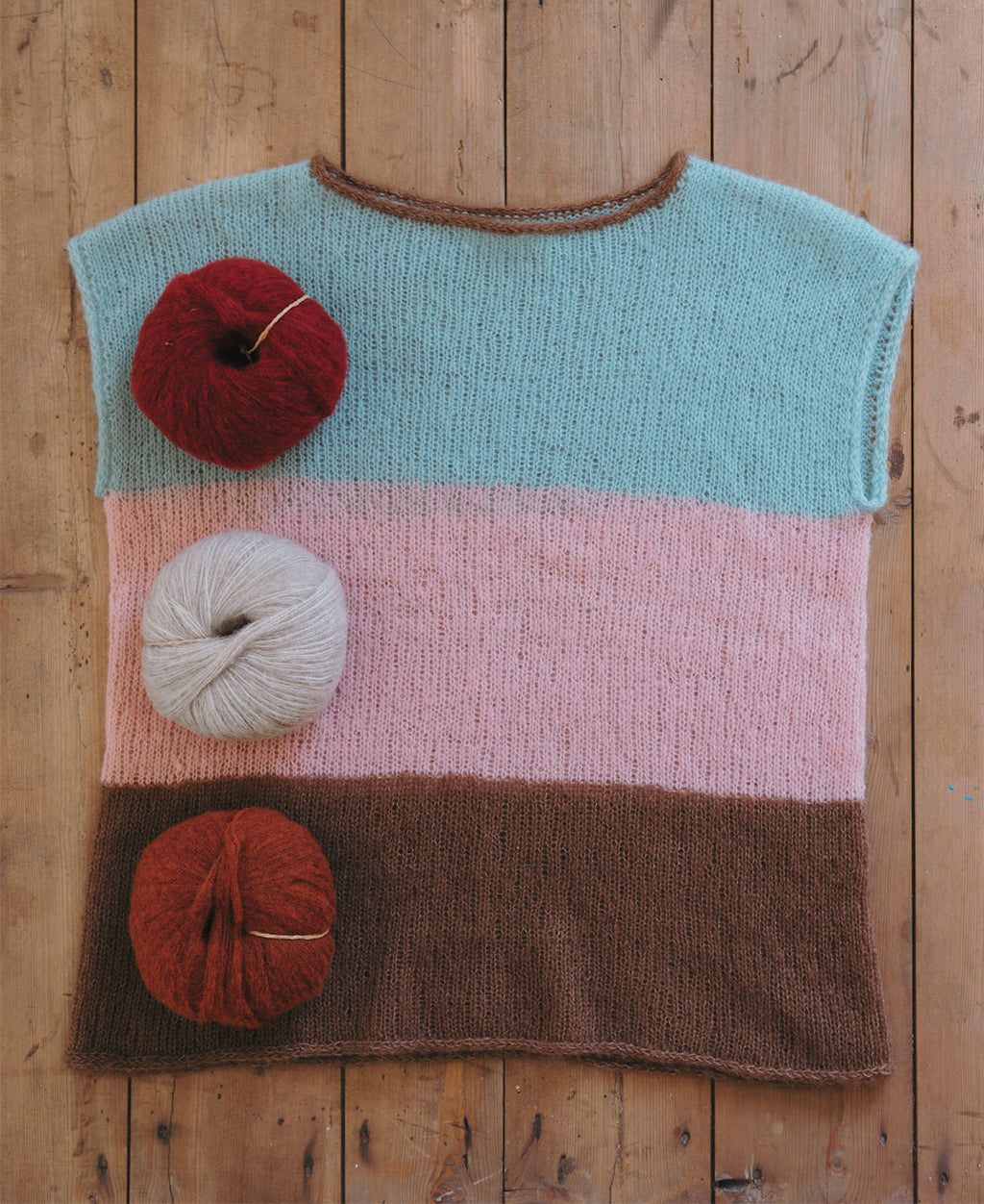 Verano T-Shirt No. 2 (3 Farben) - Strickpaket