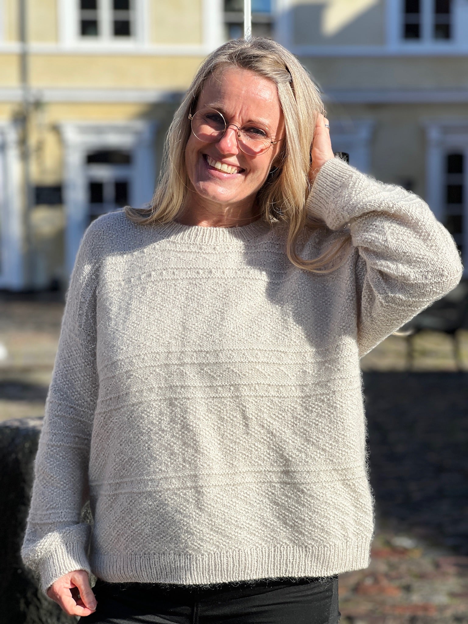 Peggy Sweater Lene Holme Samsøe - Garnpaket exkl. Anleitung