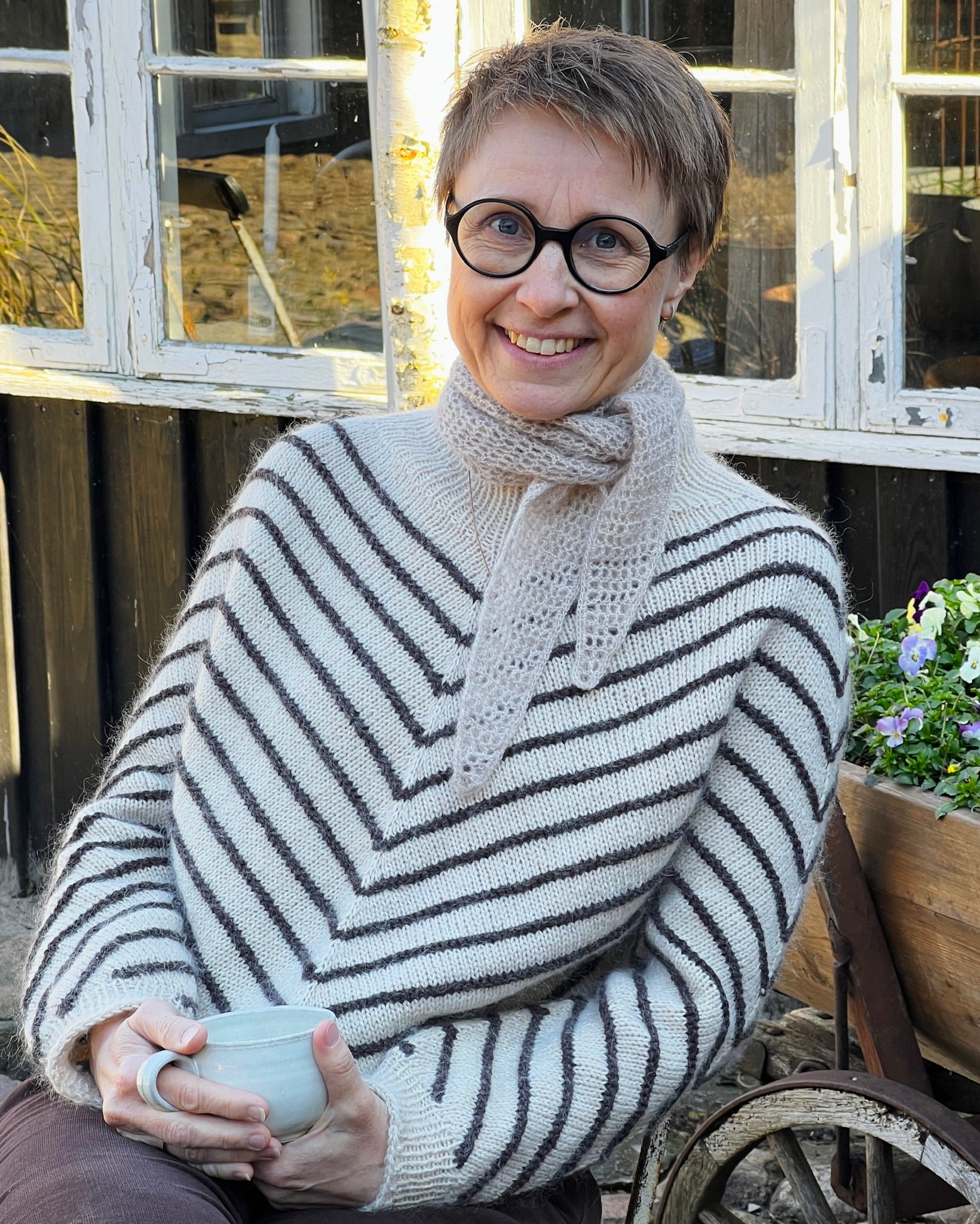Pauline Sweater Kolibri by Johanna - Strickpaket