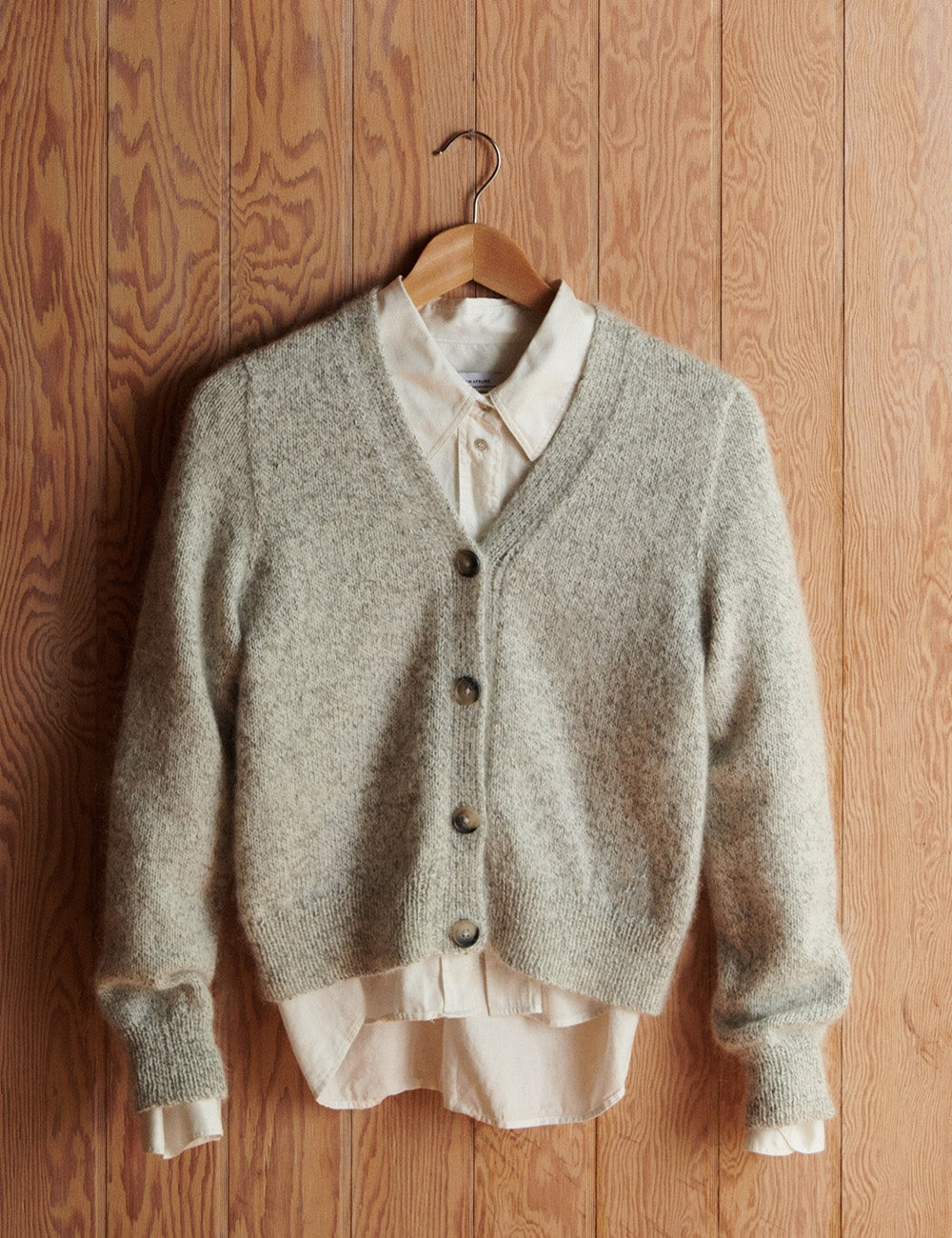 Mouliné Cardigan LeKnit – Garnset