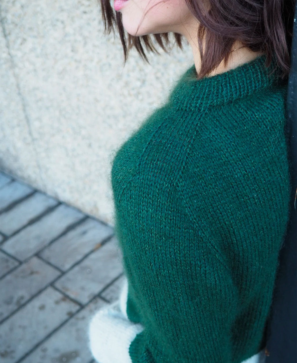 Kontrast Sweater PetiteKnit - Strickpaket
