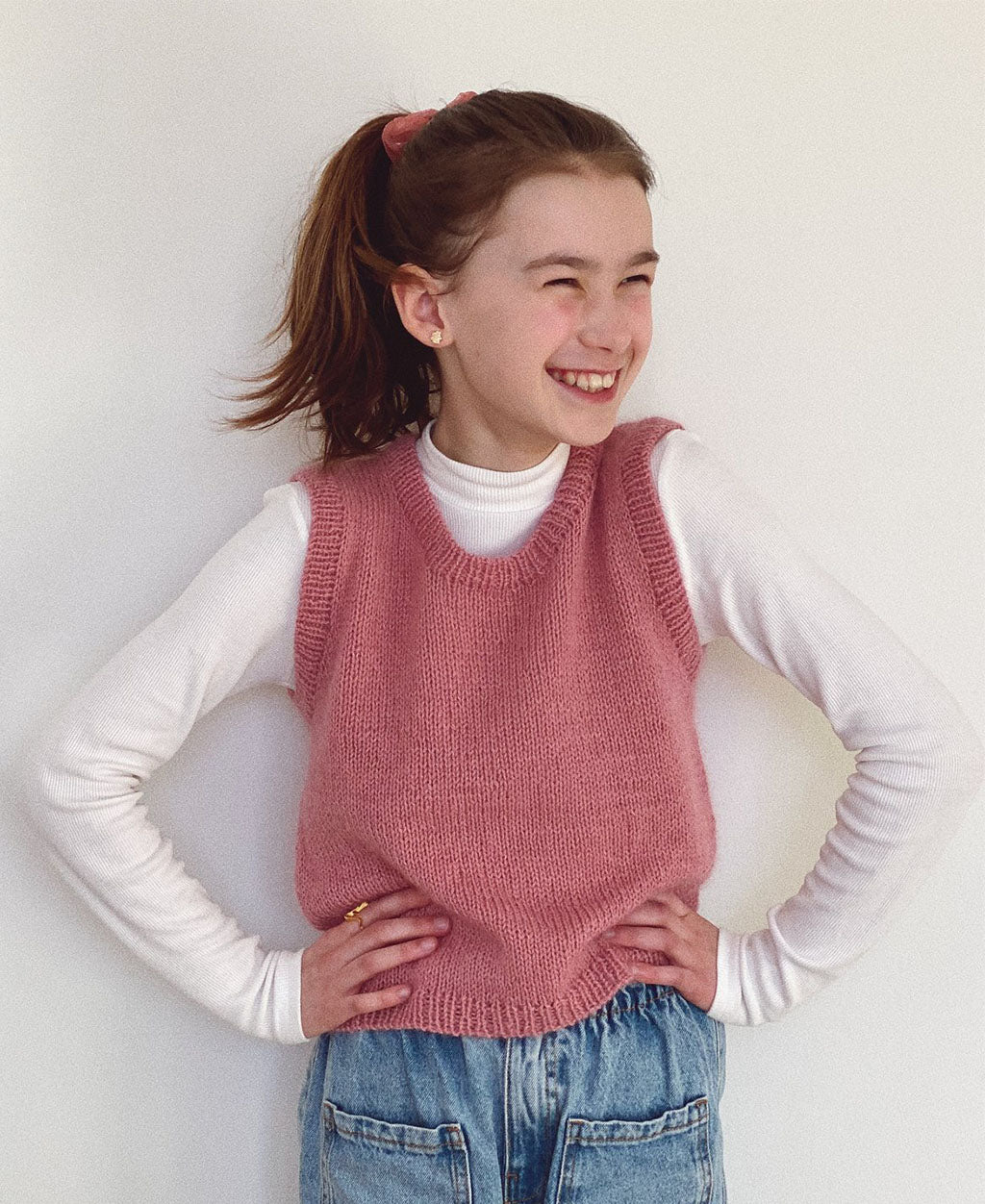 Stockholm Pullunder Junior PetiteKnit - Strickpaket