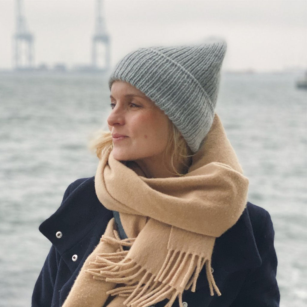 Stockholm Mütze PetiteKnit - Strickset Seidenmohair
