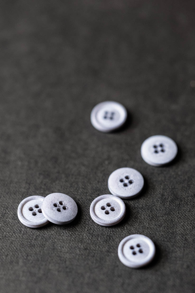 Merchant & Mills - Polar Grey Baumwollknopf 15 mm