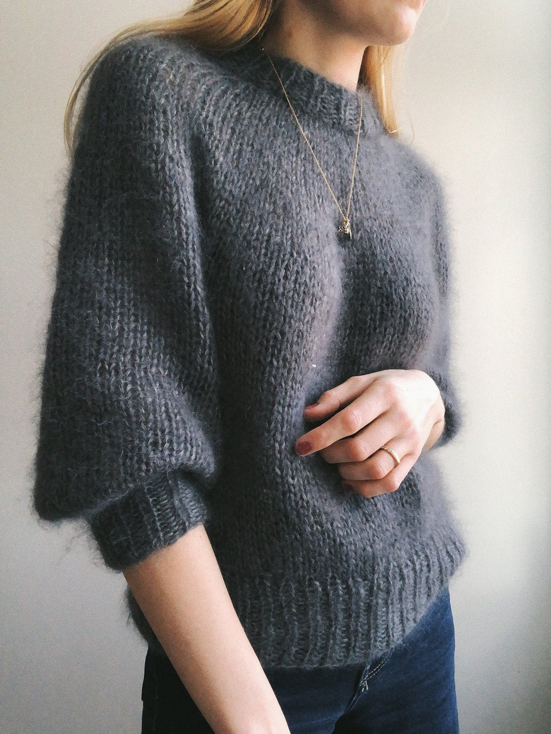 Saturday Night Sweater PetiteKnit - Strickpaket Kaschmirseide